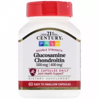 21st Century Glucosamine Chondroitin Double Strength 500 mg/400 mg ����������� ������� ��� ��������� �������� "���������� ����������", 500 ��/400 ��