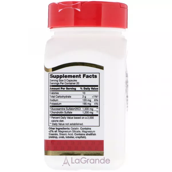 21st Century Glucosamine Chondroitin Double Strength 500 mg/400 mg ����������� ������� ��� ��������� �������� 