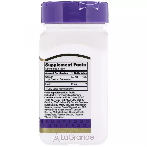 21st Century Lutein 10 mg ����������� ������� 
