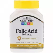 21st Century Folic Acid 800 mcg ����������� ������� "�������� �������", 800 ���