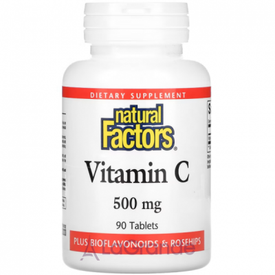 Natural Factors Vitamin C 500 mg ³ C 500 