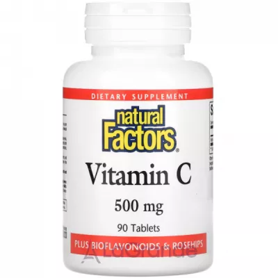 Natural Factors Vitamin C 500 mg ³ C 500 
