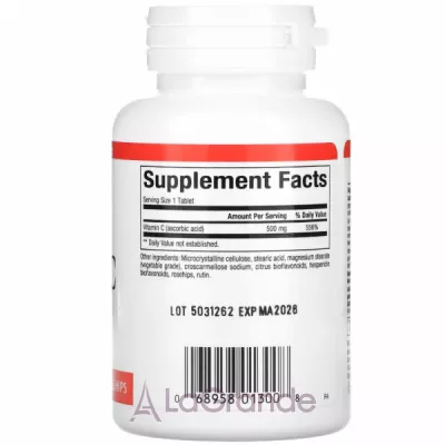 Natural Factors Vitamin C 500 mg ³ C 500 