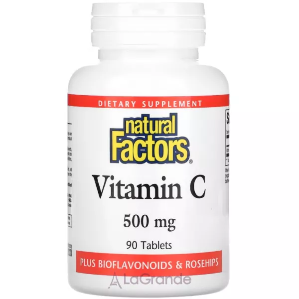 Natural Factors Vitamin C 500 mg ³���� C 500 ��