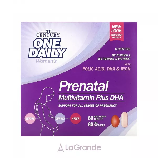 21st Century Prenatal Multivitamin / Mineral + DHA ³����� ��� �������