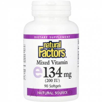 Natural Factors Mixed Vitamin E 134 mg (200 IU)    134  (200 )