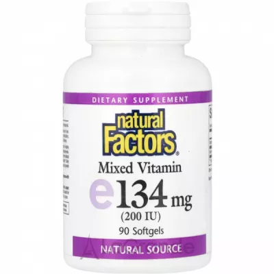 Natural Factors Mixed Vitamin E 134 mg (200 IU)    134  (200 )