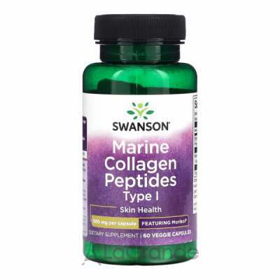 Swanson Marine Collagen Peptides Type I Featuring Morikol     I  
