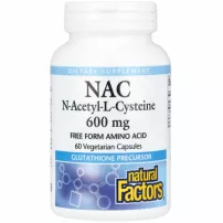 Natural Factors NAC N-Acetyl-L-Cysteine Amino Acid 600mg ������������ 600 ��