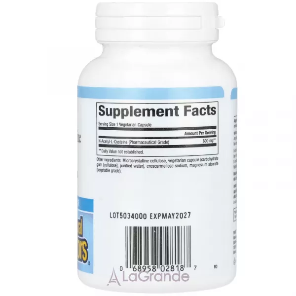 Natural Factors NAC N-Acetyl-L-Cysteine Amino Acid 600mg ������������ 600 ��