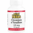 Natural Factors Chromium & Vanadium 125mcg    125 