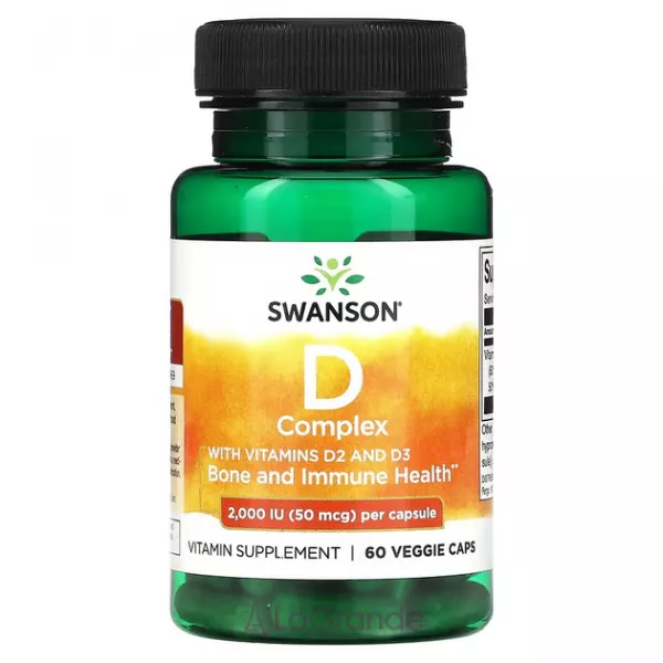 Swanson D Complex With Vitamins D2 and D3 ĳ������ ������� 