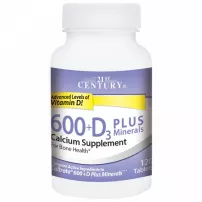 21st Century 600+D3 Plus Minerals ����������� ������� ��� ��������� ������ "������� � ��������� D3 + ��������"