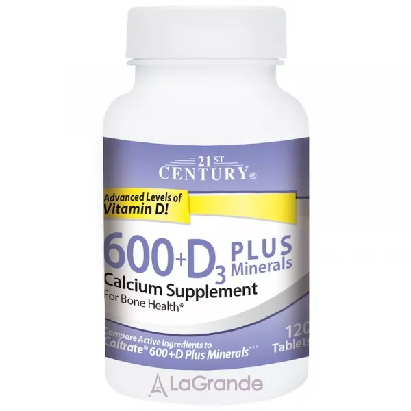 21st Century 600+D3 Plus Minerals ĳ������ ������� ��� �������� ����� 