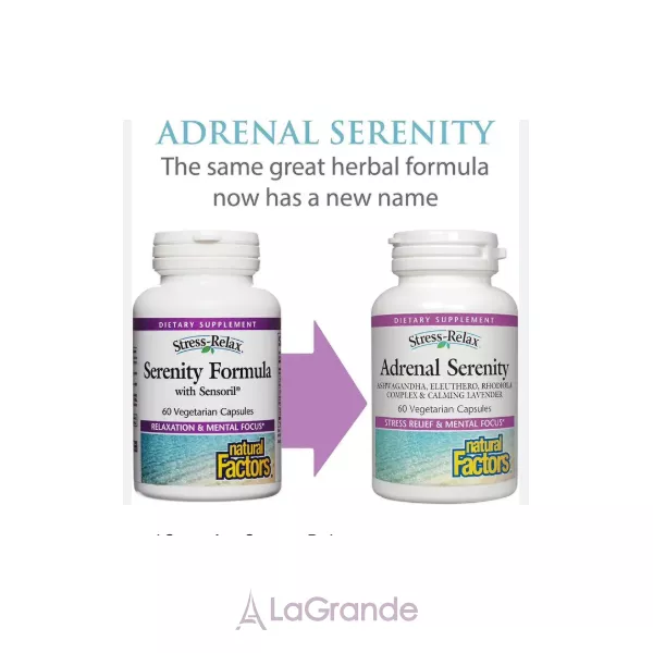 Natural Factors Stress-Relax Adrenal Serenity ĳ������ ������� ��� ������� ������ ����������� �����