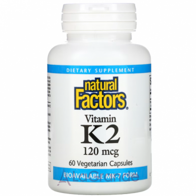 Natural Factors Vitamin K2 120mcg  2 120 