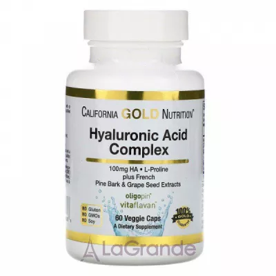 California Gold Nutrition Hyaluronic Acid Complex ĳ  