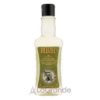 Reuzel Tea Tree 3-in-1 Shampoo, Conditioner, Body Wash   31    