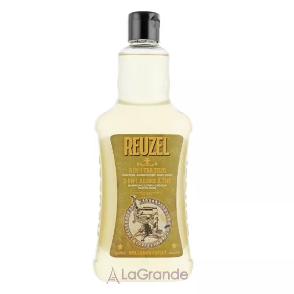 Reuzel Tea Tree 3-in-1 Shampoo, Conditioner, Body Wash �������� ������� 3�1 ��� ������� �� ���