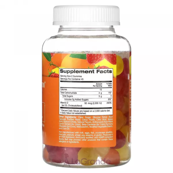 California Gold Nutrition Vitamin D3 Gummies ĳ������ ������� 