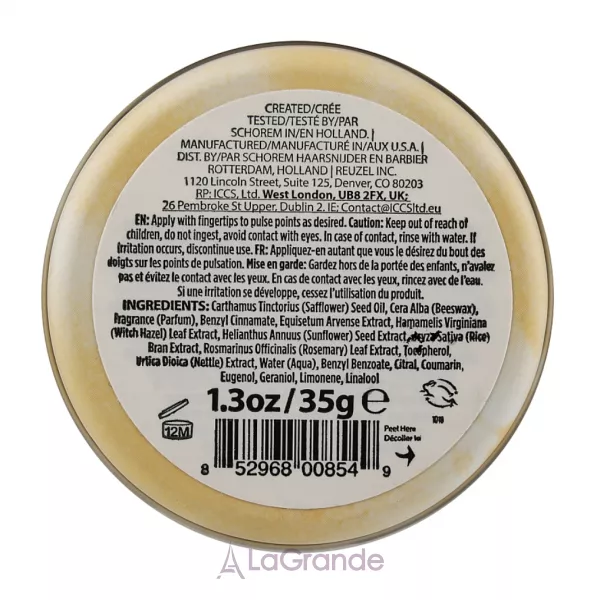 Reuzel Wood & Spice Solid Cologne Balm ������� �������� ���� ������
