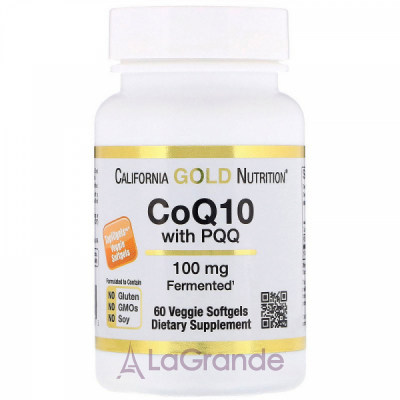 California Gold Nutrition CoQ10 with PQQ   