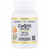 California Gold Nutrition CoQ10 with PQQ ����������� ������� "������� Q10 � PQQ", 100 ��