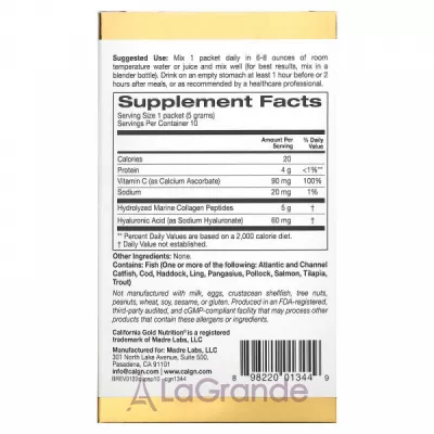 California Gold Nutrition CollagenUp   