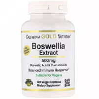 California Gold Nutrition Boswellia Extract Plus Turmeric Extract ����������� ������� "�������� �������� � �������", 500 ��