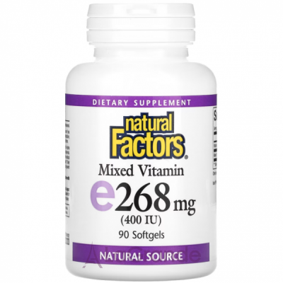 Natural Factors Mixed Vitamin E 268 mg (400 IU)    268  (400 )