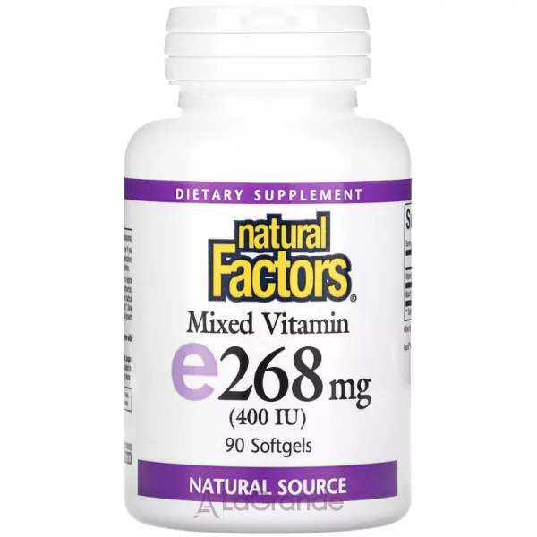 Natural Factors Mixed Vitamin E 268 mg (400 IU) ��������� ������� E 268 �� (400 ��)