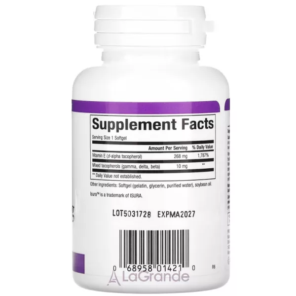 Natural Factors Mixed Vitamin E 268 mg (400 IU) ��������� ������� E 268 �� (400 ��)
