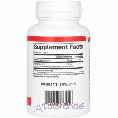 Natural Factors Rutin 250mg  250 