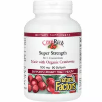 Natural Factors CranRich Super Strength Organic Cranberry Concentrate 500mg ���������� ������������ ������ 500 ��
