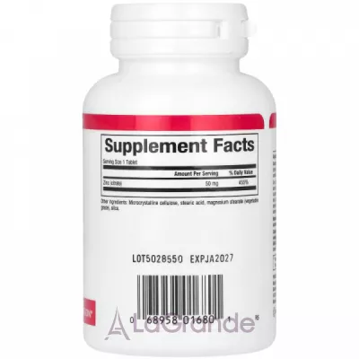 Natural Factors Zinc Citrate 50mg   50 