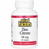 Natural Factors Zinc Citrate 50mg ������ ����� 50 ��
