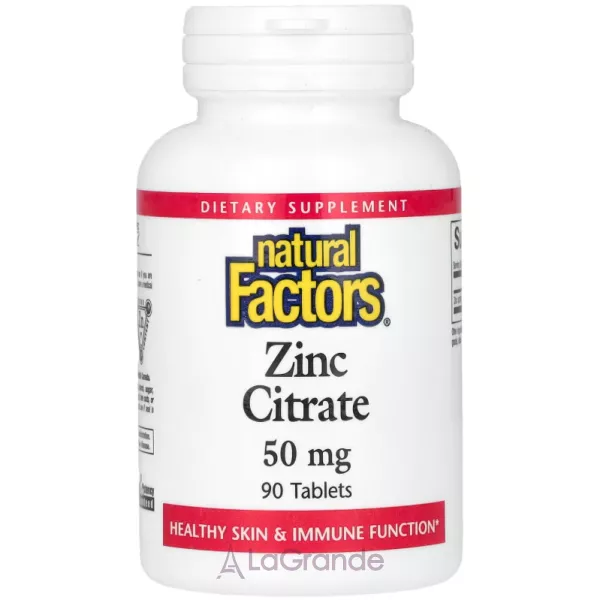 Natural Factors Zinc Citrate 50mg ������ ����� 50 ��
