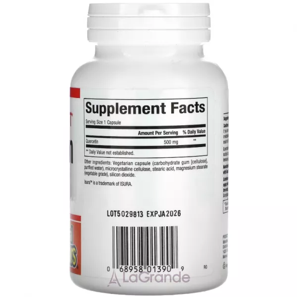 Natural Factors Quercetin 500mg ��������� 500 ��
