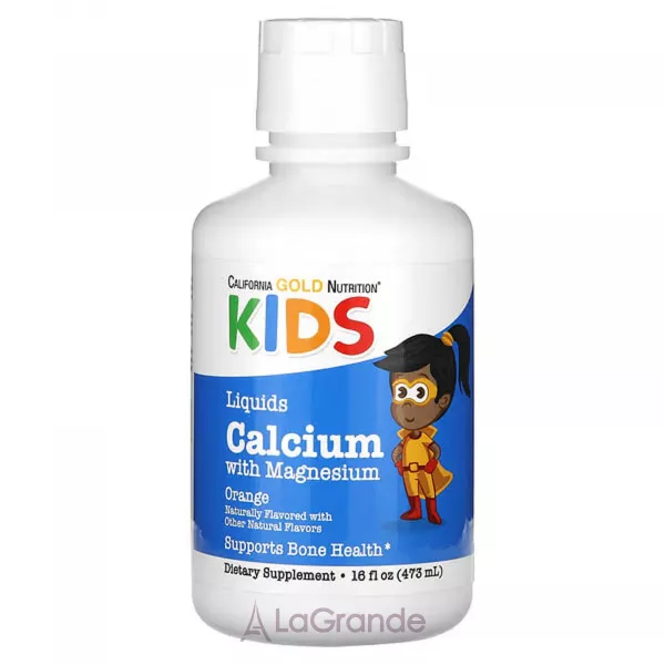 California Gold Nutrition Children's Liquid Calcium with Magnesium ����������� ������� ��� ����� 