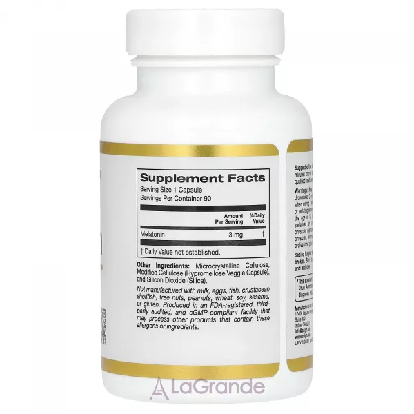 California Gold Nutrition Melatonin ����������� ������� 