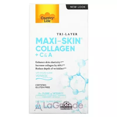 Country Life Maxi-Skin Collagen plus C &        