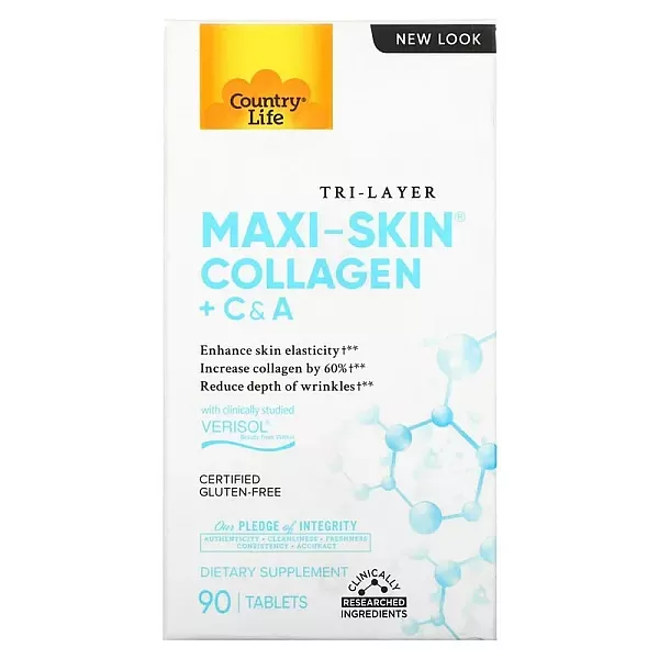 Country Life Maxi-Skin Collagen plus C & � ����������� ������� ��� ��������� ��������� ���� 