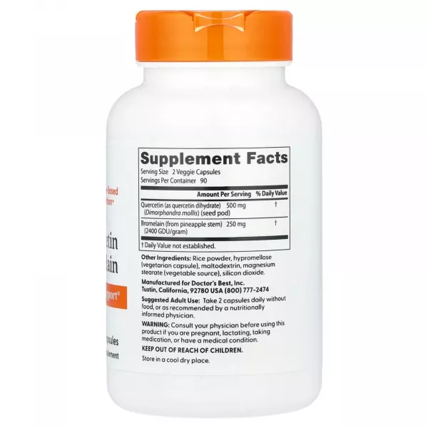 Doctor's Best Quercetin Bromelain ����������� ������� ��� ��������� ���������� 