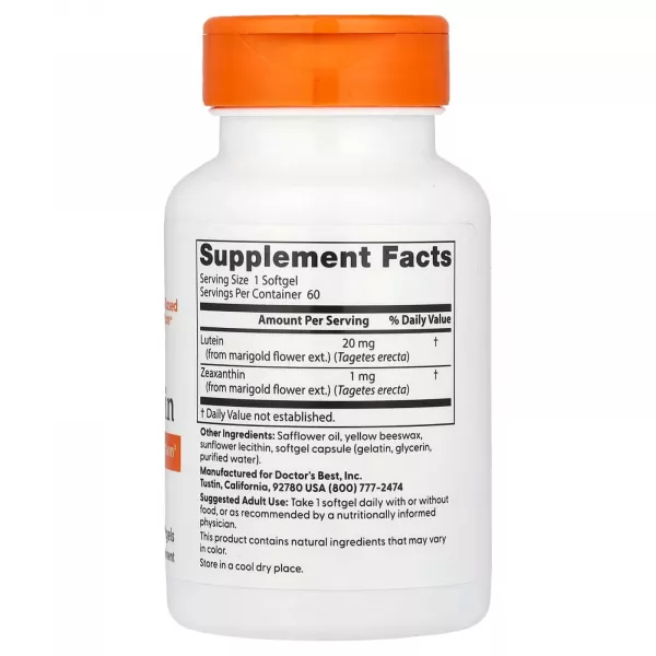 Doctor's Best Lutein ����������� ������� ��� ��������� �������� ���� 