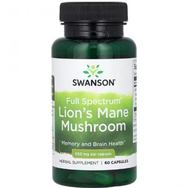 Swanson Lions Mane Mushroom 500mg ĳ������ ������� 