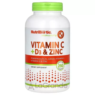 Nutribiotic Vitamin C+D3 & Zinc ³ C+D3  