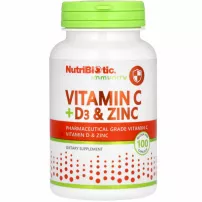 Nutribiotic Vitamin C+D3 & Zinc ³����� C+D3 �� ����