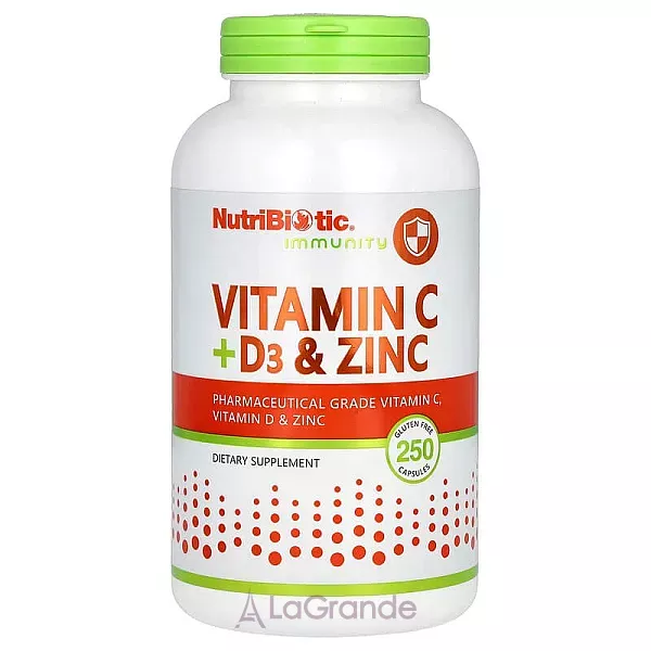 Nutribiotic Vitamin C+D3 & Zinc ³����� C+D3 �� ����