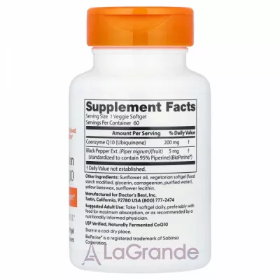 Doctor's Best High Absorption CoQ10 ĳ  
