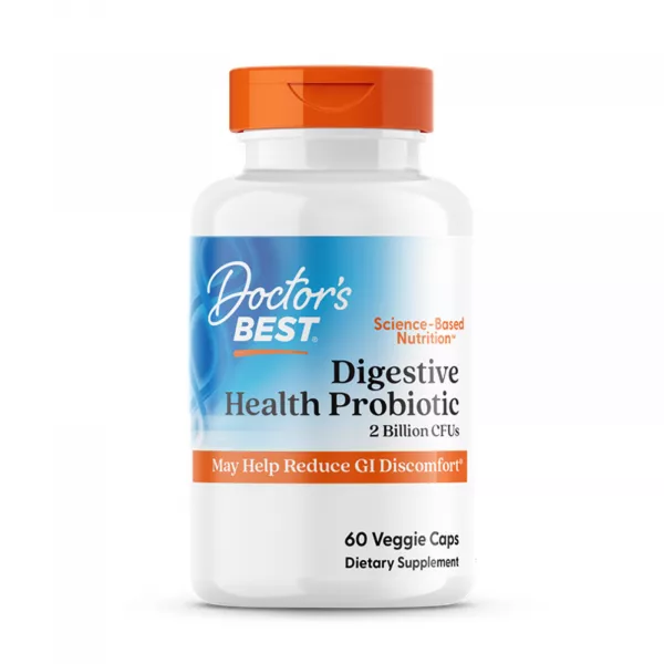 Doctor's Best Digestive Health, Probiotic 2 Billion with LactoSpore ���������� ��� �����������, 2 ���� ���